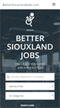 Mobile Screenshot of bettersiouxlandjobs.com